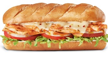 Jamaican jerk turkey sub